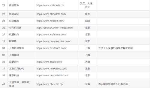 2023年國內主流IT軟件外包公司盤點與分析
